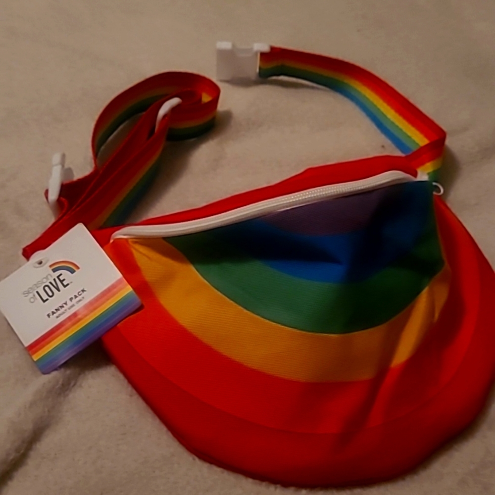 🌈 🏳️‍🌈 🌈 rainbow pride fanny pack